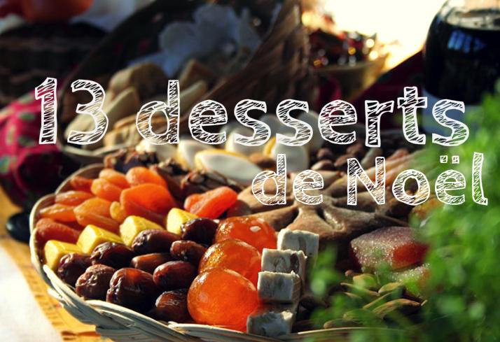 13 desserts noel provence