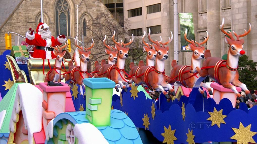 Carro babbo natale di toronto